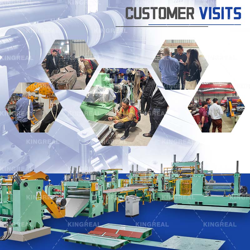 Service d'usine hors ligne de KingReal Steel Slitter