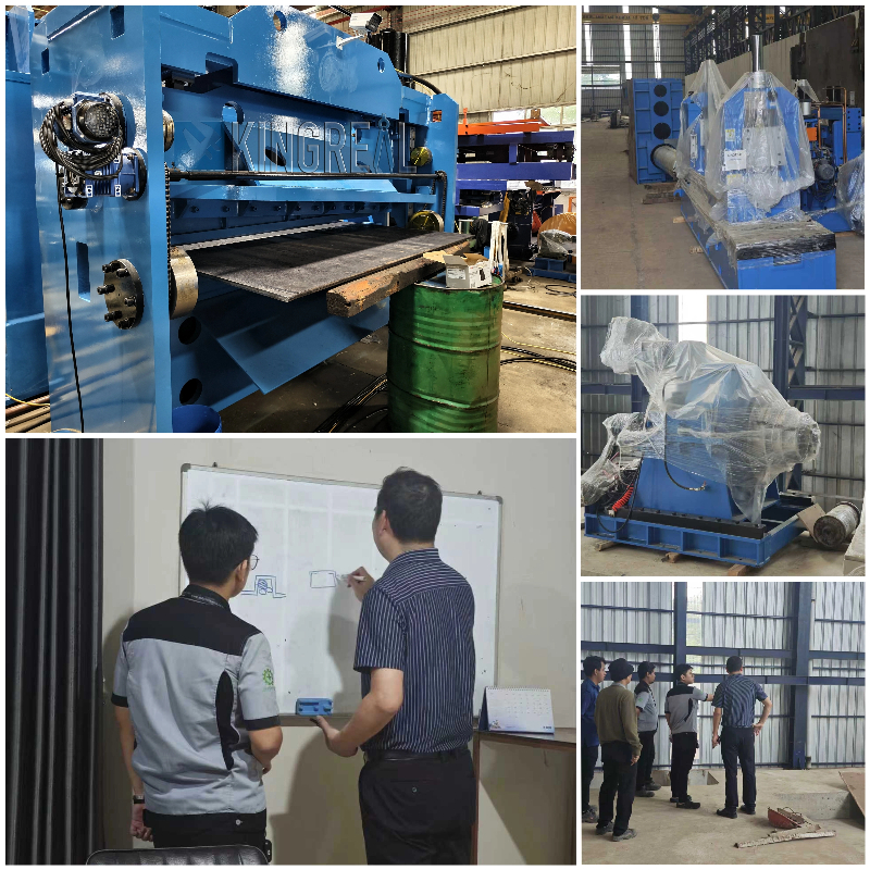 Machine de coupe d'acier à longueur en Indonésie