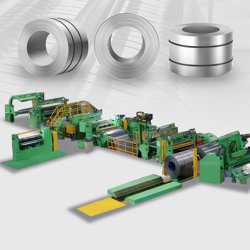 Ligne de coupe longitudinale de bobine