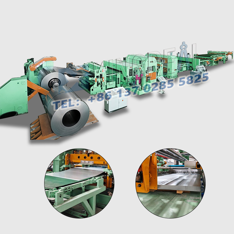 Machine de coupe à longueur de calibre moyen