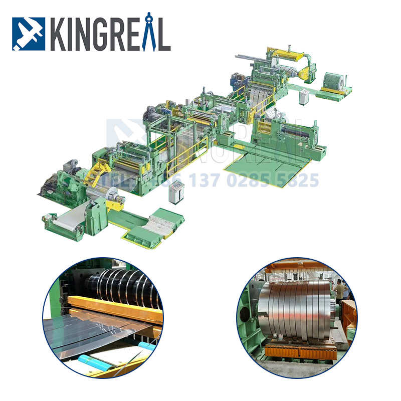 Machine de refendage de bobines de métal