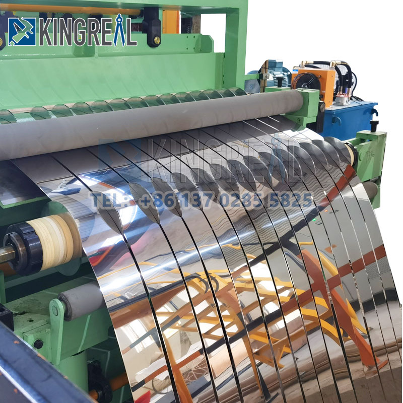 Machine de tranche de bobine en acier inoxydable